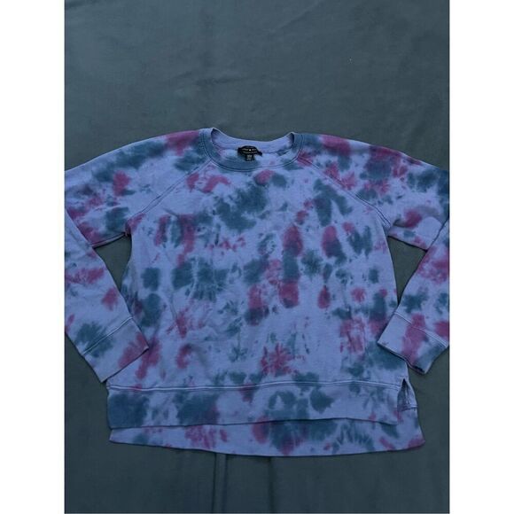 Lucky Brand Woman’s Tie Dye Crew Neck Size Medium - Picture 4 of 9